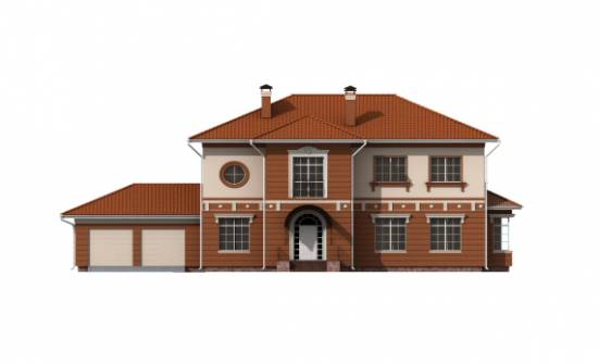 285-001-Л Проект двухэтажного дома, гараж, уютный загородный дом из кирпича Барабинск | Проекты домов от House Expert