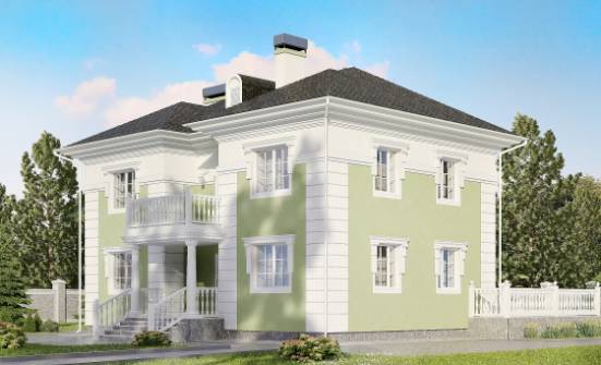 155-005-П Проект двухэтажного дома, уютный коттедж из керамзитобетонных блоков Новосибирск | Проекты домов от House Expert