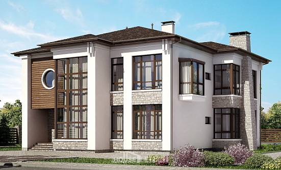 300-005-П Проект двухэтажного дома, большой дом из кирпича Барабинск | Проекты домов от House Expert