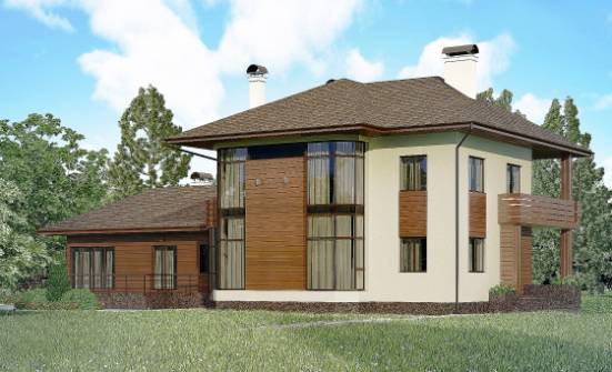 300-001-П Проект двухэтажного дома, классический дом из кирпича Искитим | Проекты домов от House Expert