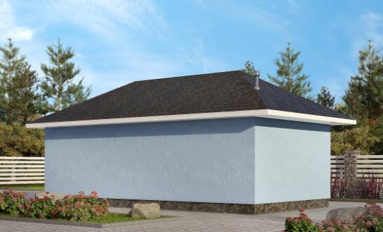 040-001-Л Проект гаража из газобетона Искитим | Проекты домов от House Expert