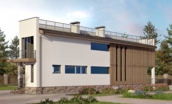 100-003-Л Проект двухэтажного дома, доступный домик из керамзитобетонных блоков Бердск | Проекты домов от House Expert