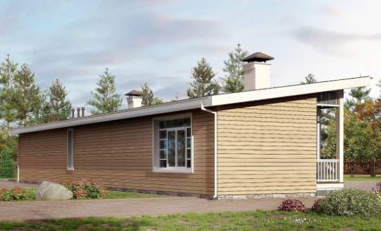 110-004-Л Проект бани из кирпича Барабинск | Проекты одноэтажных домов от House Expert