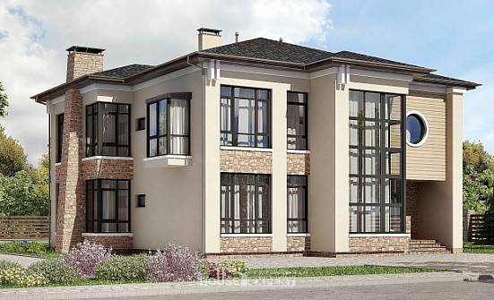 300-005-Л Проект двухэтажного дома, огромный домик из кирпича Барабинск | Проекты домов от House Expert