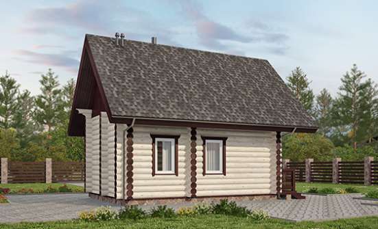 035-001-Л Проект бани из дерева Барабинск | Проекты одноэтажных домов от House Expert