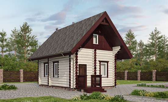 035-001-Л Проект бани из дерева Барабинск | Проекты домов от House Expert