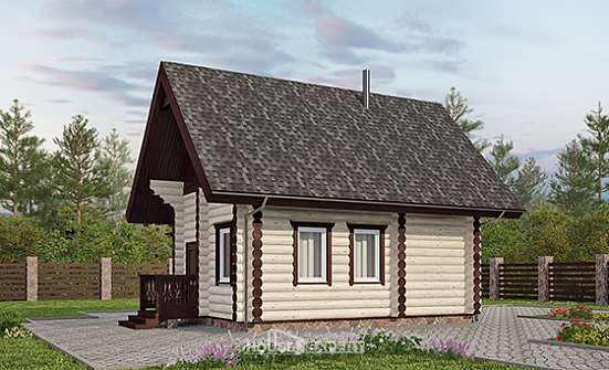 035-001-Л Проект бани из дерева Барабинск | Проекты домов от House Expert