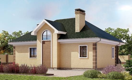 150-013-Л Проект двухэтажного дома мансардный этаж, простой загородный дом из кирпича Бердск | Проекты домов от House Expert