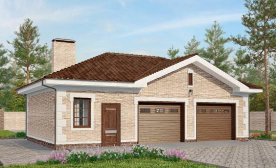 070-005-П Проект гаража из кирпича Искитим | Проекты домов от House Expert