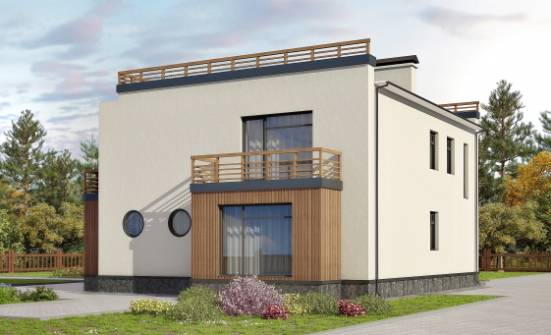 215-002-Л Проект двухэтажного дома, классический дом из арболита Бердск | Проекты домов от House Expert