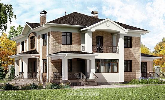 520-001-П Проект трехэтажного дома, уютный загородный дом из поризованных блоков Искитим | Проекты домов от House Expert