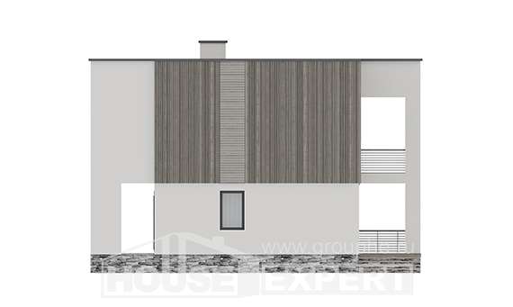 150-017-П Проект двухэтажного дома, небольшой домик из блока, Искитим